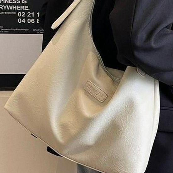 2025 Sommer Koreanischer Stil Weiches Leder Große Kapazität Damen Schulter-Tragetasche