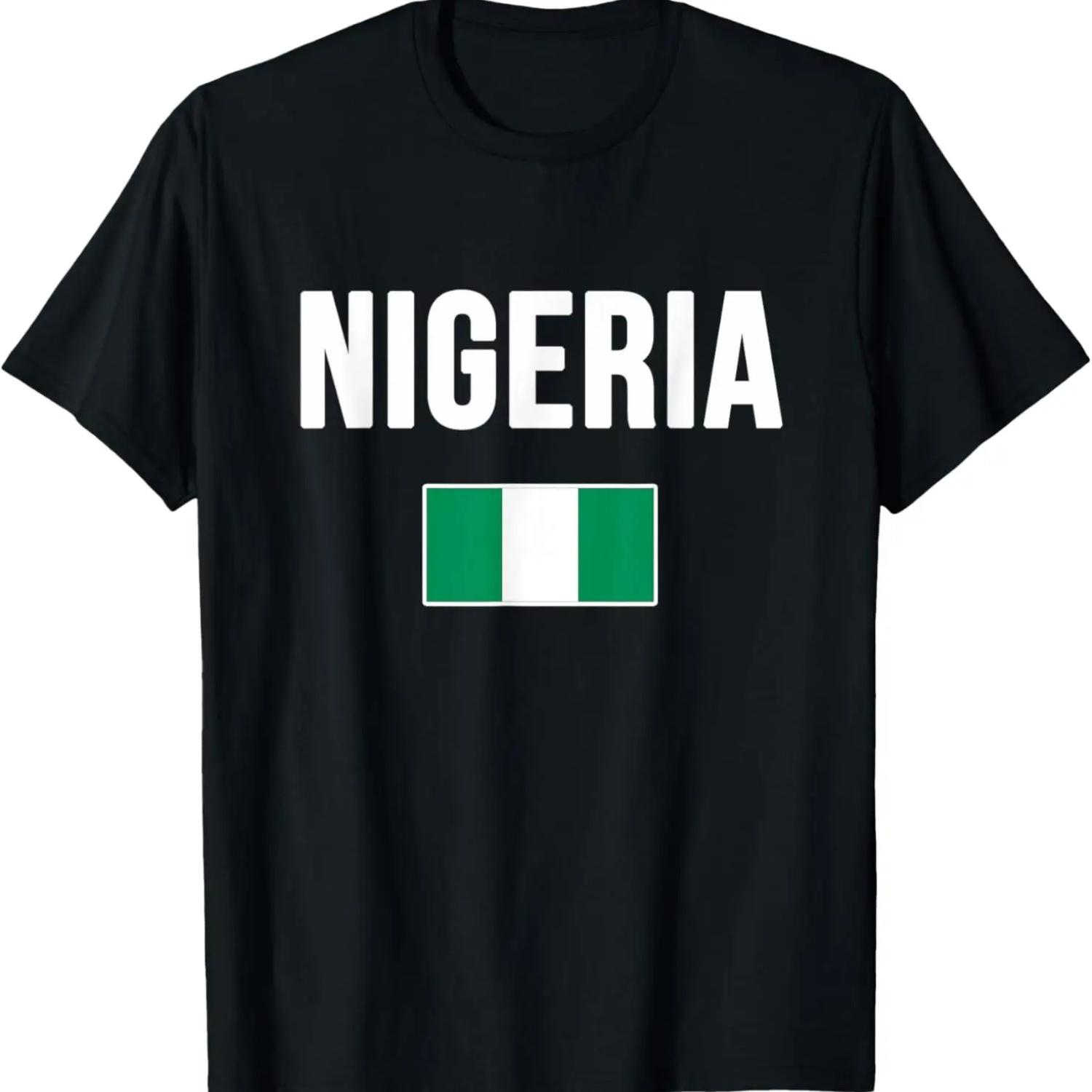Nigeria Nigerian Flag T-Shirt S чёрный