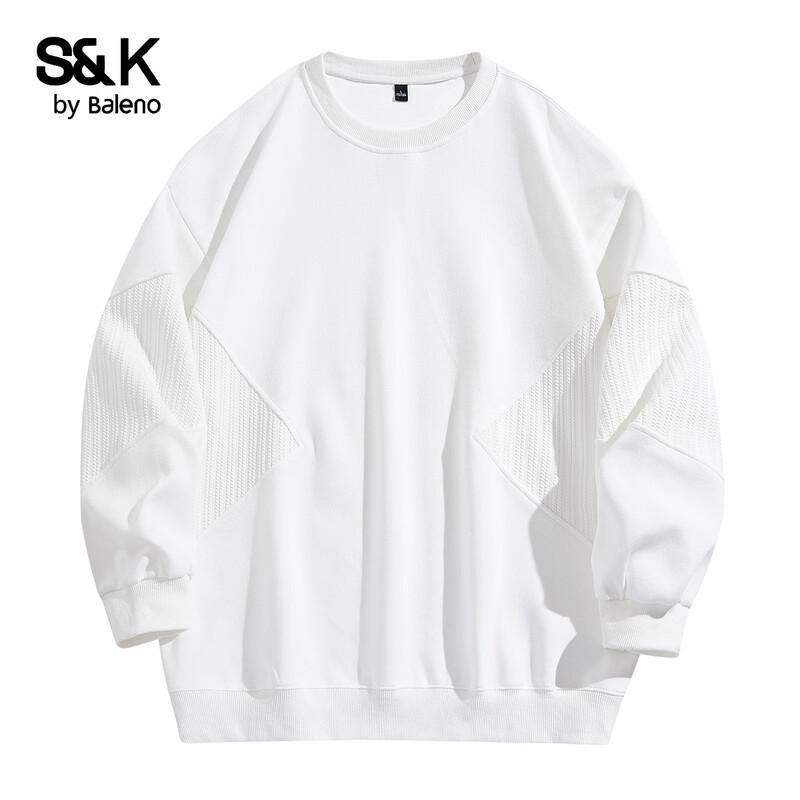Baleno Men s S&K Spliced Texture Sweatshirt 3XL