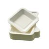 50Pcs Thickened Paper Plates Square Fruit Plate New Small Bowl Tray Set  Picnic Birthday Party