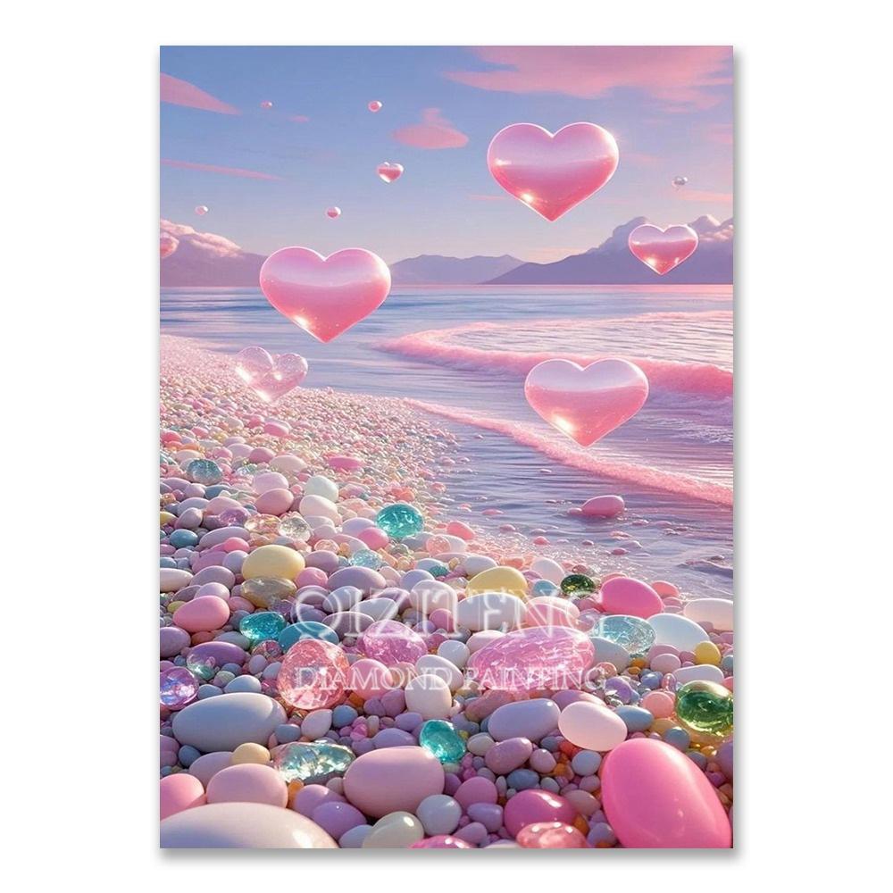 Europäische Architektur 5D DIY Diamantmalerei Set Naturlandschaft Voll Diamant Mosaik Kreuzstich Set Raumdekoration Geschenk