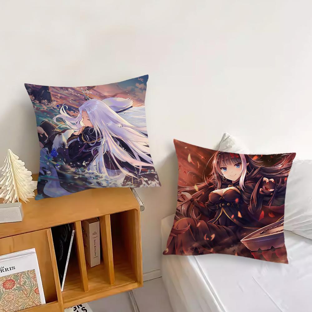 Game Azur Lane cute cushion cover Pillow Cover Decoration Room Home Sofa living Office Car Nordic Simplicity