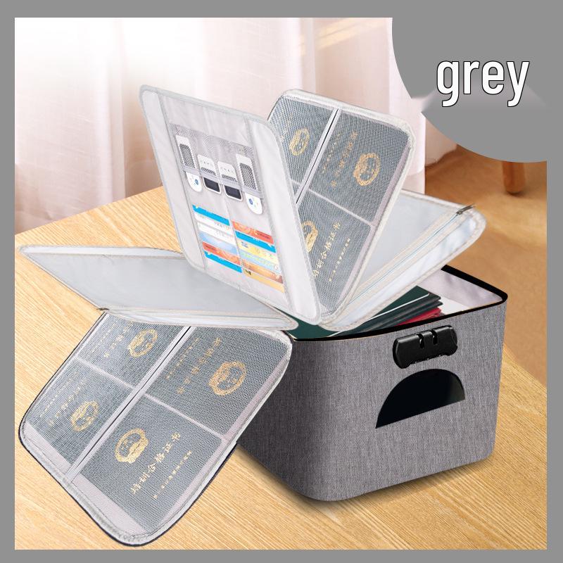 Multifunctional Document and Card Storage Bag - Ideal for Home Use