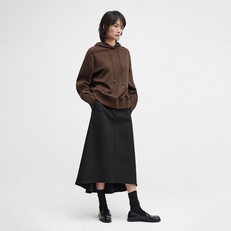 broadcast Women's Hooded Loose Long Sleeve Sweatshirt