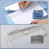Portable Paper Trimmer & Corner Rounder - Essential Manual Utility Knife for Students and Office.