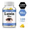 Lutein Softgels, Containing Zeaxanthin, 40 Mg, Nutritional Supplement, Supports Eye Health, Suitable for Both Men and Women.