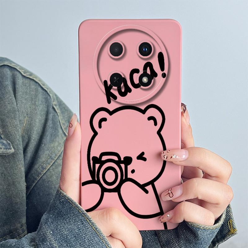 Für Huawei Nova 12i 4G Handyhülle Abdeckung Weiches Silikon Süß Bemalte Schale Cartoon Funda Süß Bedruckte Schutzhülle Coque