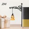 Cute Cartoon Ghost Decorations Halloween Library Lantern, Decorative Bookshelf Lamp, Patchwork Battery Operated Party Lights Light with Witch