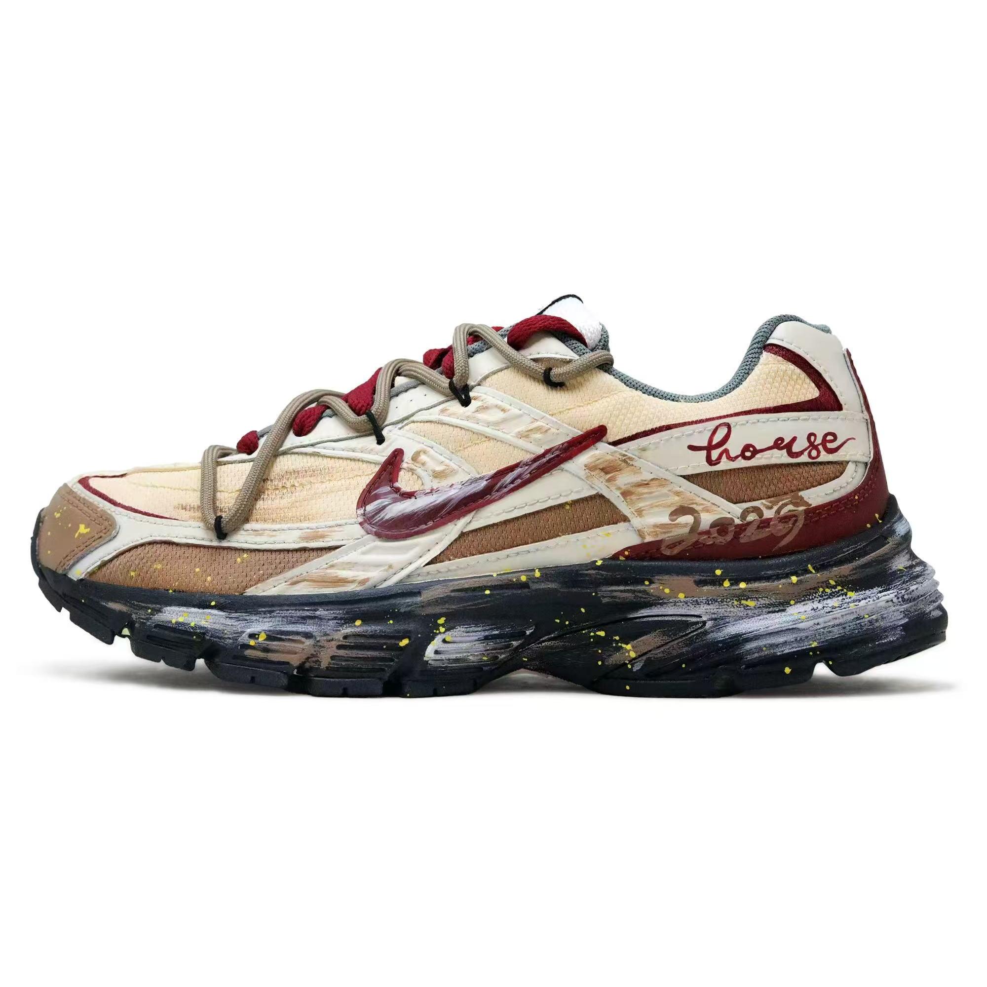

Nike Initiator Mesh, Leather Abrasion Resistant Slip Resistant Low top Casual City Commuting Running Shoes Men s 394055-100(Team1823-) 39