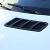 For Mercedes Benz GLE GLS ML W166 2012-2015 GL X166 2013-2015 ABS Carbon Fiber/Silver Hood Engine Air Vent Cover Trim