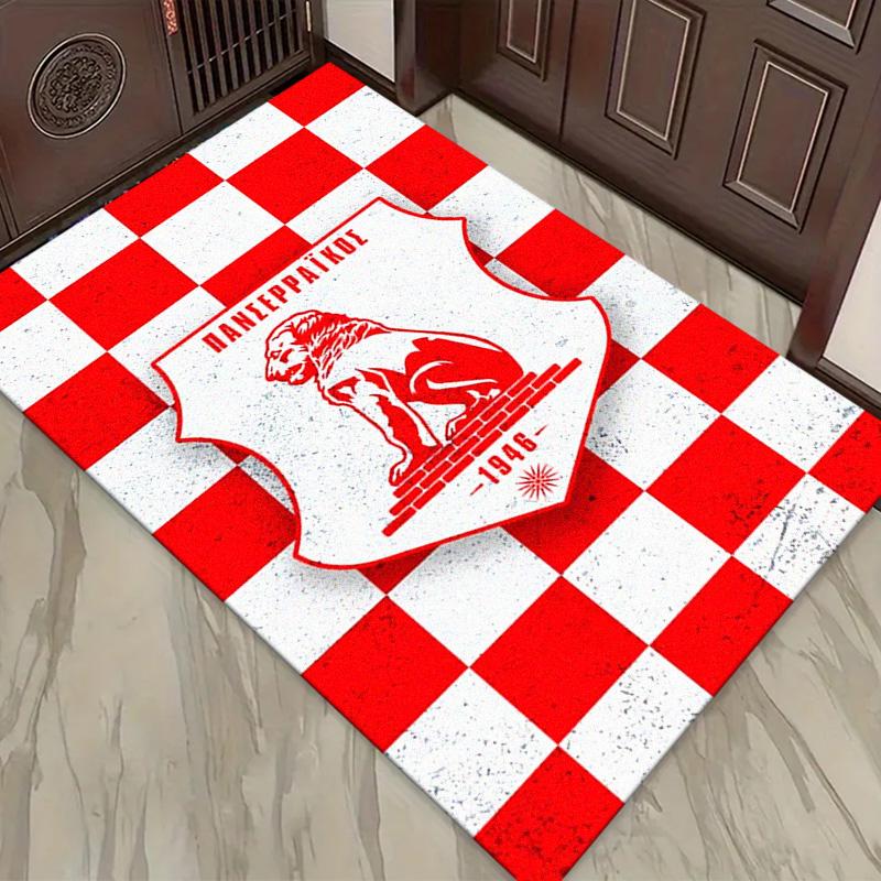 Panserraikos FC Carpet Rug for Living Room Bedroom Home Sofa Decoration,Kids Play Non-slip Floor Mat