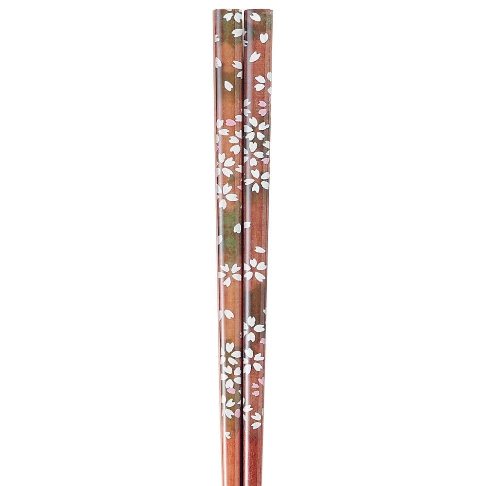 J-kitchens Chopsticks Set 5 Pairs Wood Acrylic Natural Dishwasher Safe