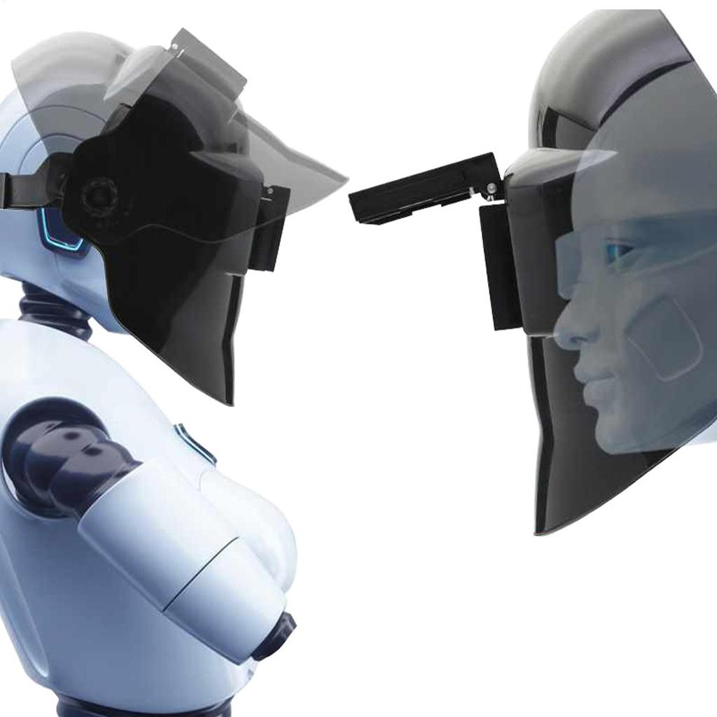 Welder Helmet TIG Welding Helmet TIG Arc Headgear With Double Glass Heat Protection Cover For Machine Repair Metal Cutting