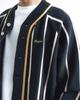 Anglan Varsity Raglan Knit Cardigan - Navy