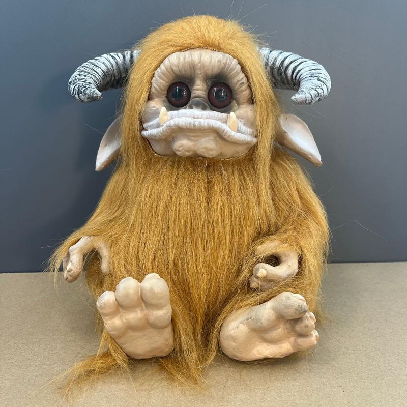 Ludo Doll in The Maze Big Mouth Cattle Ludo Plush Latex Toys Big Mouth Monster Animal Plush Doll Bull Horn Monster Doll Toy