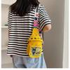 New Children and Girls Parent-child Bag Fashion Cartoon Cute Cartoon Printed Breast Bag Travel Play Portable Bag