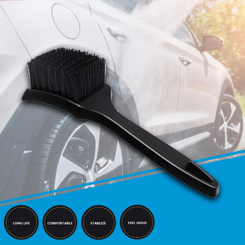 Car Tire Rim Brush Wheel Hub Cleaning Brushes Plastic Handle Auto Washing Cleaner Tools Car Detailing Cleaning Accessories