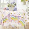 Rainbow Unicorn Round Tablecloth Unicorn Birthday Party Decoration Kids Girl Favors Gift Round Table Cover Baby Shower Supplies