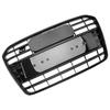 S5 Style Front Bumper Grille Grill Fit A5 S5 B8.5 2013-2016 Black