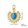 Stainless Steel Drip Oil Ice Cream Heart Necklace & Bracelet Charms