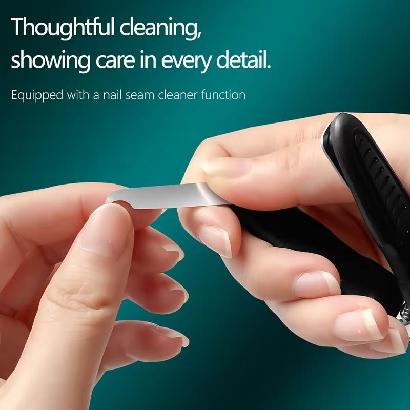 Multifunctional Stainless Steel Nail Clipper Set - 3-in-1 Ultra Sharp Nail Tools with Nail Files for Precision Nail Care