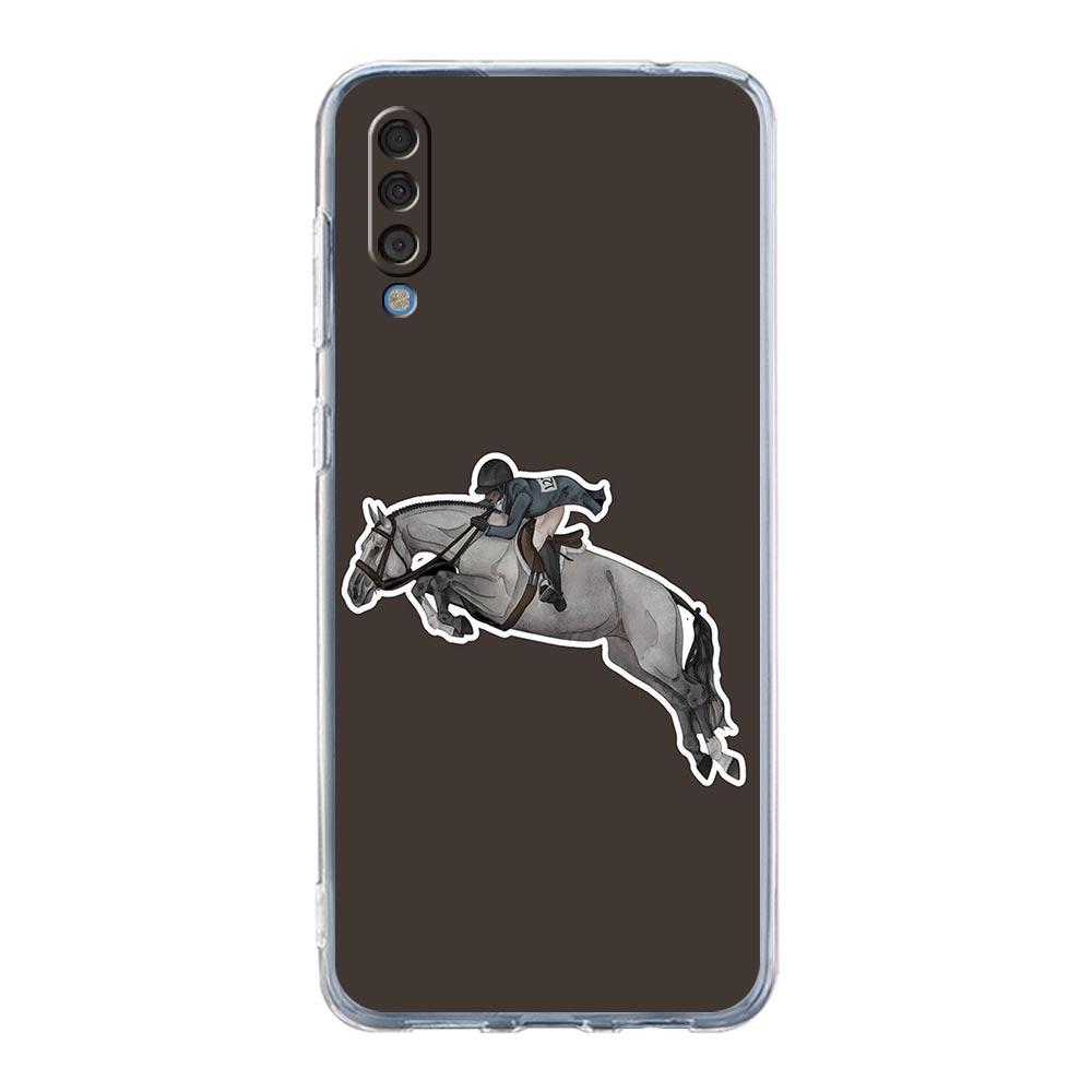 

Чехол для Samsung A26 A36 A56 A54 A52 A50 A70 A40 A20E A12 A14 A16 A22 A24 A42 A34 A32 5G A06 Крышка Соревнование Конный Спорт Лошадь Samsung A16