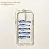 Fisch Sardinen mit Armband Handyhülle für Samsung Galaxy A55 A35 A25 A15 A05s A54 A24 A14 A06 A13 A53 A33 A23 4G 5G Rückseite