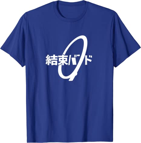 Cable Tie Kanji Hiragana Kessoku Band Rocker Band TShirt Japanese Fashion Graphic Tee Tops Letters Printed Aesthetic Clothes