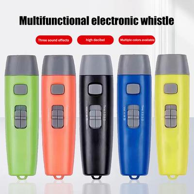 Electric Whistle 3 Sound Effects Adjustable Whistle Handheld Whistle With Cord For Football Basketball Volleyball Hockey 1Pc