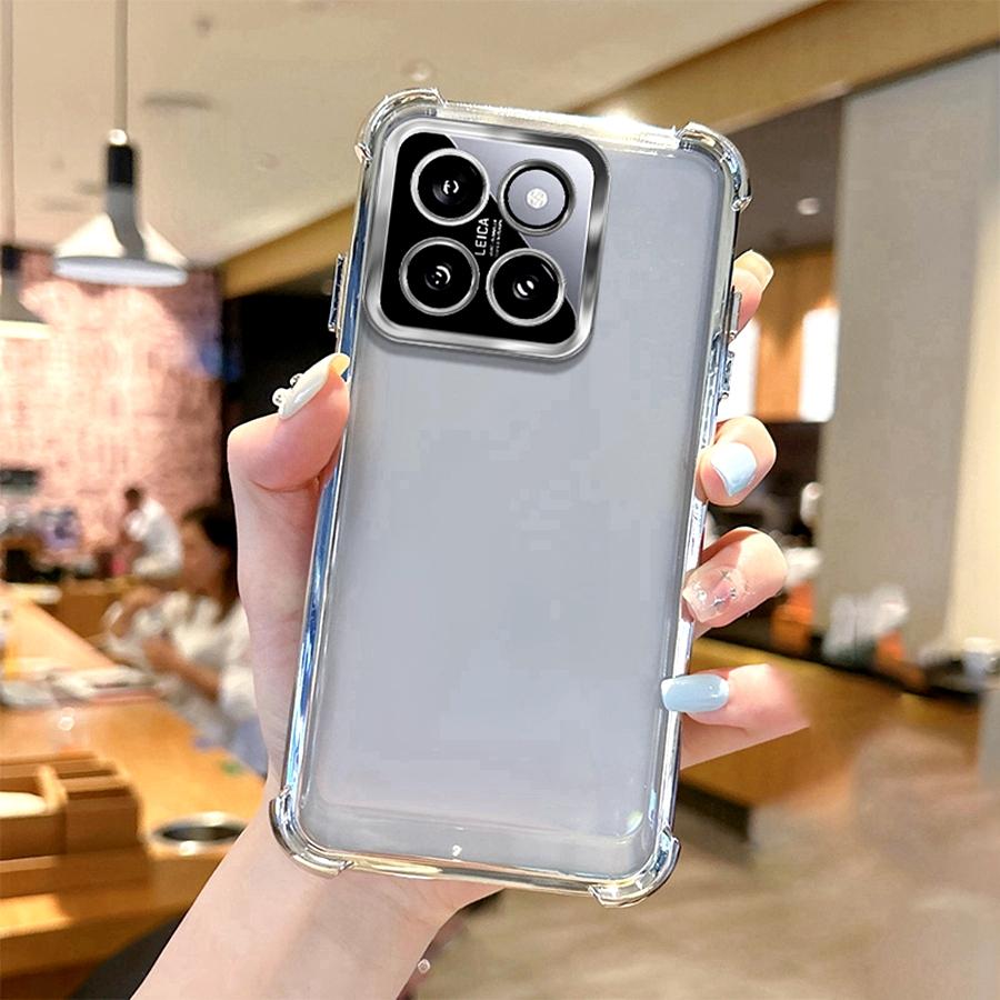 Airbag Shookproof Lens Case For Honor X6C X7D X9D Huawei Nova 14 Pro Plating Silicone Back Clear Cover
