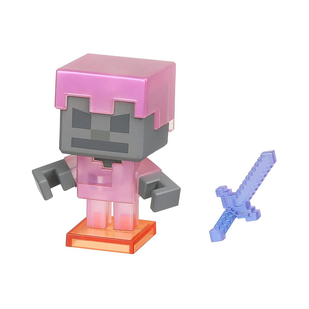 Treasure X Minecraft Nether Görevi Minecraft Karakter Paketi, Koleksiyonluk Minecraft Karakterleri ve Otantik Altına Batırılmış Özellikleri İçeren 10 Seviyeli Bir Macera