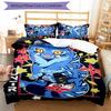 3pcs Kpop Demon Hunters Derpy Pattern Bedding Set Duvet Cover Set Includes Duvet Cover &pillowcases, Perfect All Season Bedroom Decoration & Gift
