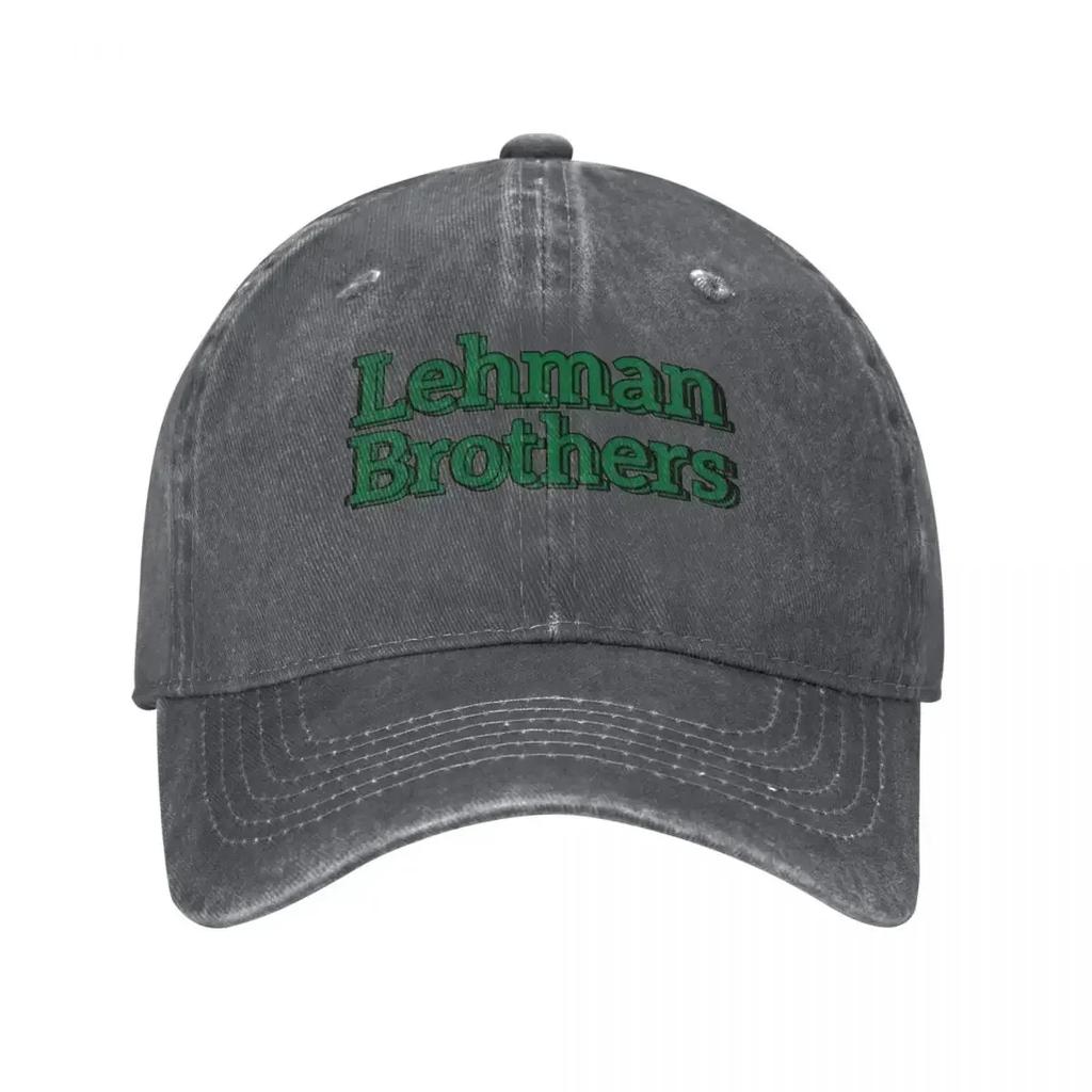 Classic Lehman Brothers Wall Street Baseball Cap Unisex Style Distressed Washed Snapback Cap Outdoor Running Golf Caps Hat