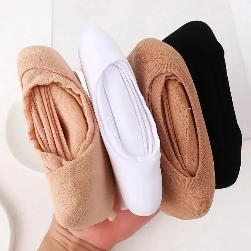 20/40 paia Calzini Invisibili in Seta Ghiacciata da Barchetta per Donna Traspiranti Elastici Bassi Antiscivolo con Grip in Silicone Estivi Sottili Antiscivolo