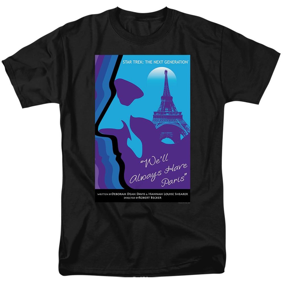 Star Trek - Tng Season 1 Episode 24 - Adult Unisex Short Sleeve T-Shirt - Black 3XL