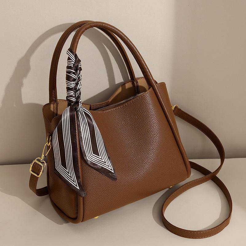 Handbag bag women's new vegetable basket send mother atmosphere messenger bag bucket bag