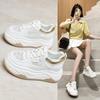 Thick-soled Little White Shoes Women's Mesh Breathable Lace New Popular Summer Thin Mesh Shoes Heightening Muffin Casual Board Shoes