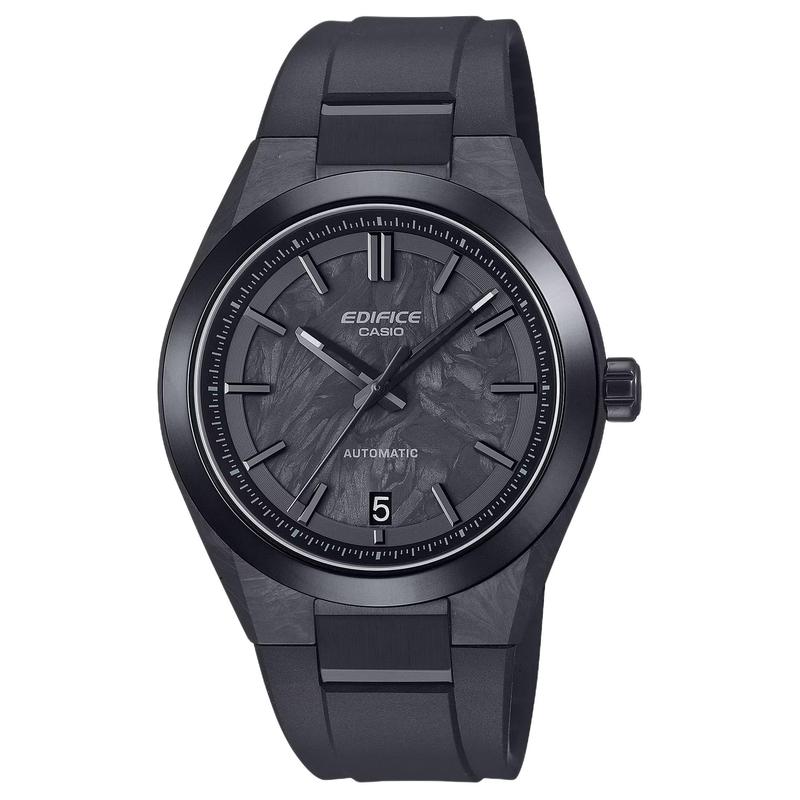 CASIO EFK-100 series, 100 meters waterproof, automatic/manual mechanical movement, resin strap, , same style for men and women, black EFK-100XPB-1AJF