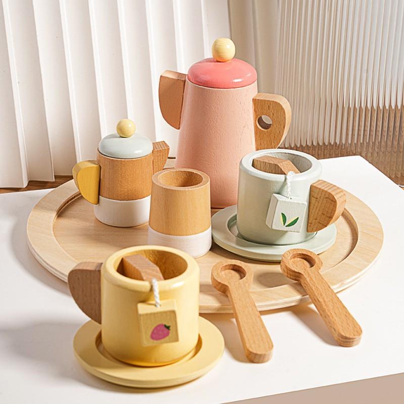 

Children s Play House Kitchen Afternoon Tea Vegetables and Fruits Cutting Le Simulation Cosmetic Jewelry Set Gifts Wooden Toys