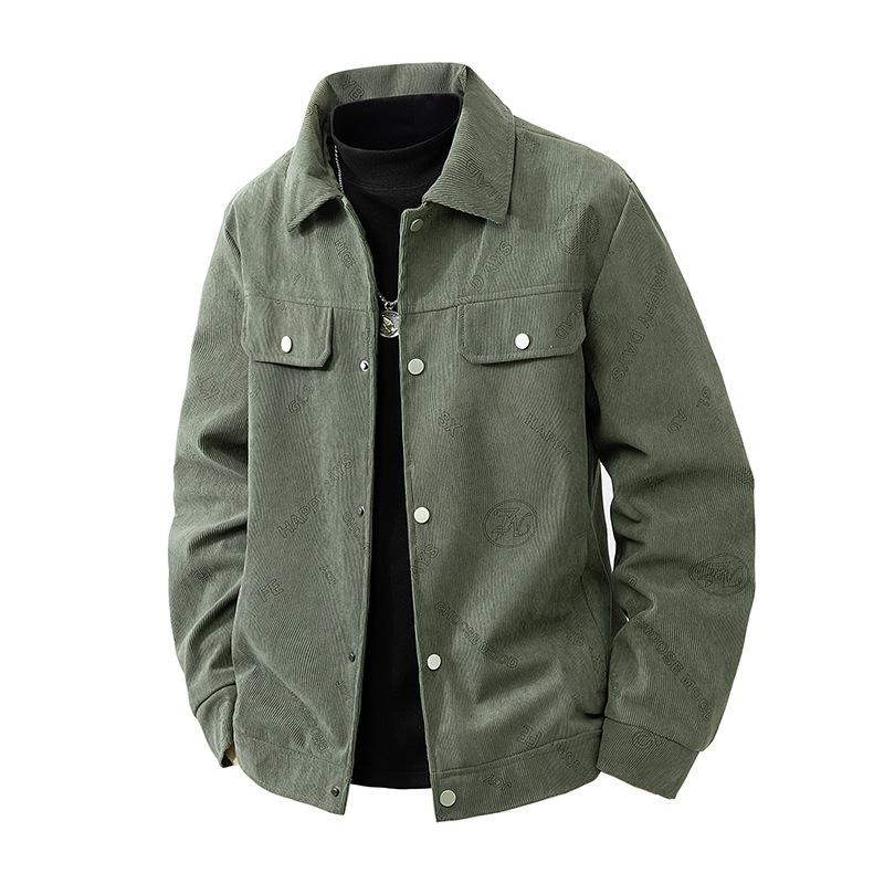 Men's Retro Spring and Autumn Fashion New Jacket, Loose Korean Version Casual Versatile Coat