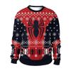 2024 Spring Animal Print Christmas Couple Hoodie - New Arrival, Round Neck Pullover