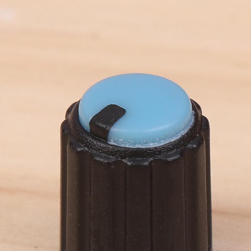 20Pcs Dual Color Knob 10X12Mm Small Volume Adjustment Hat Flower Shaft Hole 6Mm Potentiometer Volume Switch Caps Control Knob