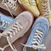 Ballett-Trainingsschuhe mit Leder-Innenhöhenerhöhung für Damen, Frühling und Sommer 2025, weiße Schuhe, Plateau, Forrest Gump Schuhe, leicht, atmungsaktiv