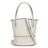 Zency Bolsa de Ombro Feminina de Verão Couro Macio Grande Capacidade Simples Pequena Bolsa Para Telefone