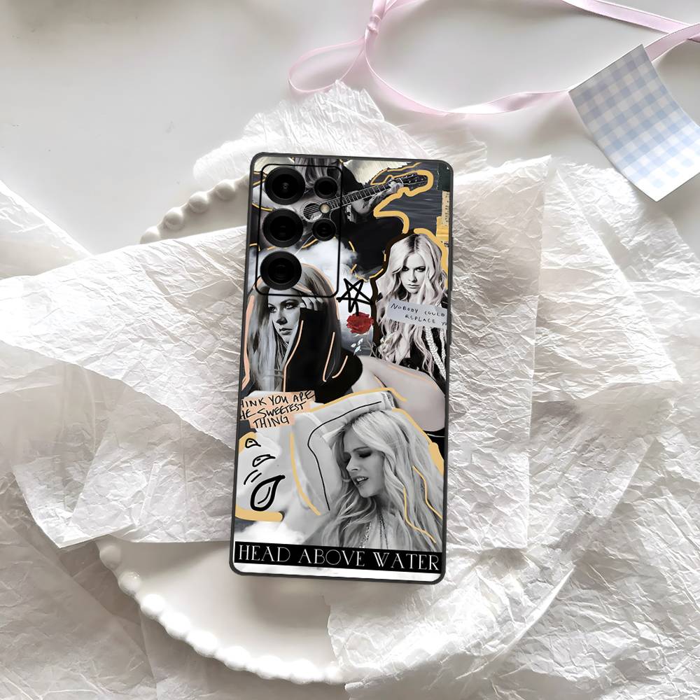 Avril Ramona Lavigne Phone Case For Samsung S 24 Fe 25 Ultra Plus 20 Lite 21 30 22 23 24 22 Ultra 5G Fundas