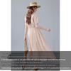 VICTORIA&VERA Lyocell Resort Short Sleeve Dress