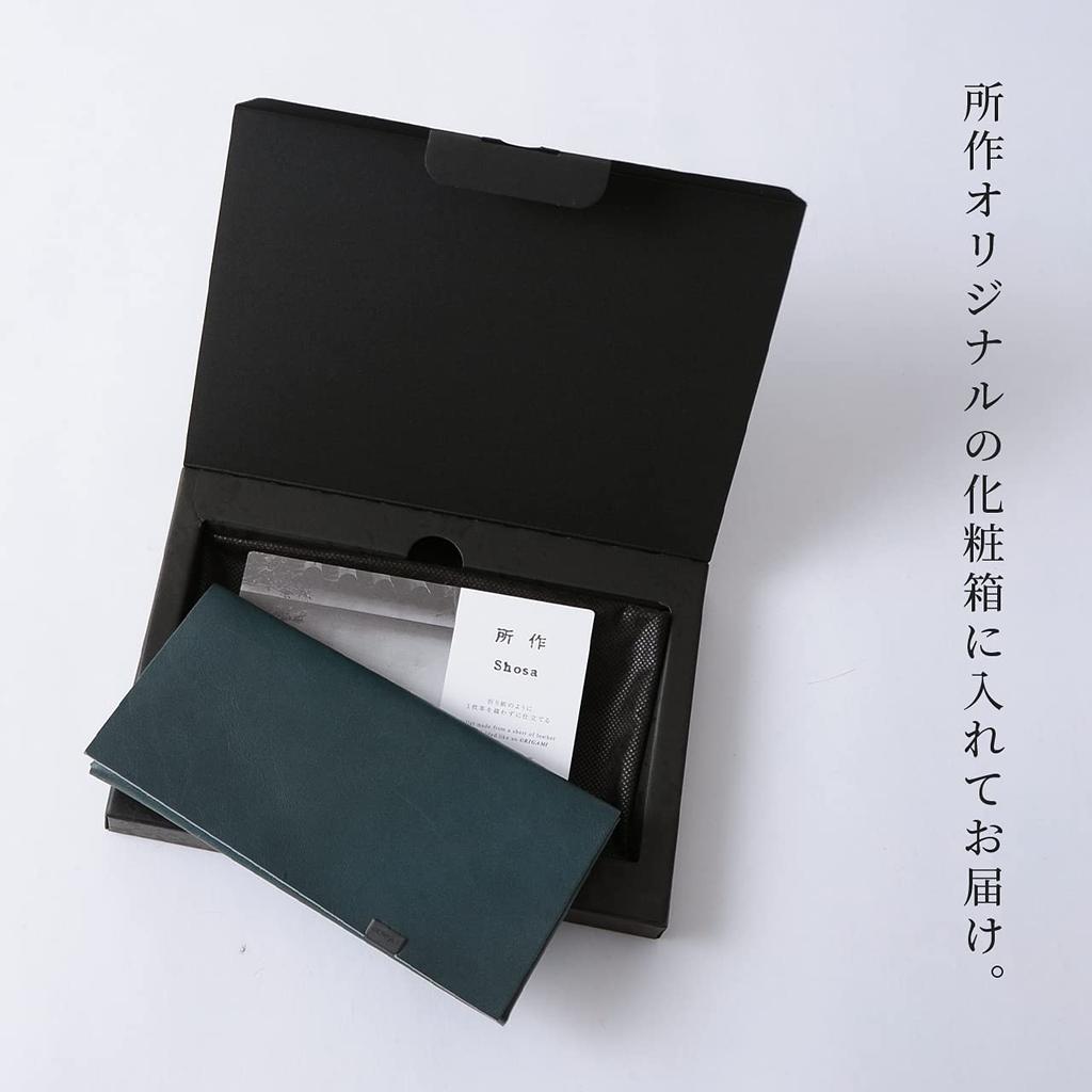 Basic LONG WALLET Black [Posture] [Shosa] SHO-LON-A