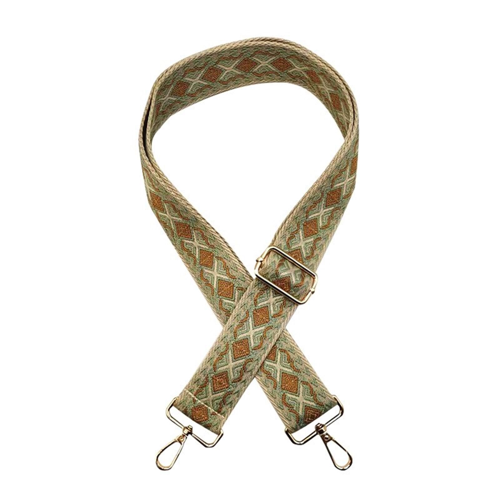 

Ремешок для сумки в этническом стиле Уникальный и стильный плечевой ремень Регулируемый широкий ремешок для сумки с этническим узором Ремешок в разных стилях 4