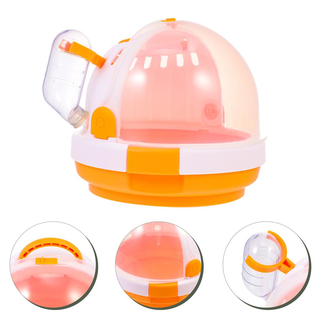 Hamster Cage Travel Carrier Durable Portable Case for Small Pets Hamster House Easy Clean Pet Shelter Cage House