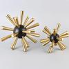 Model Villa Decor: Creative Alloy Sea Urchin Ornaments for Home and Study.